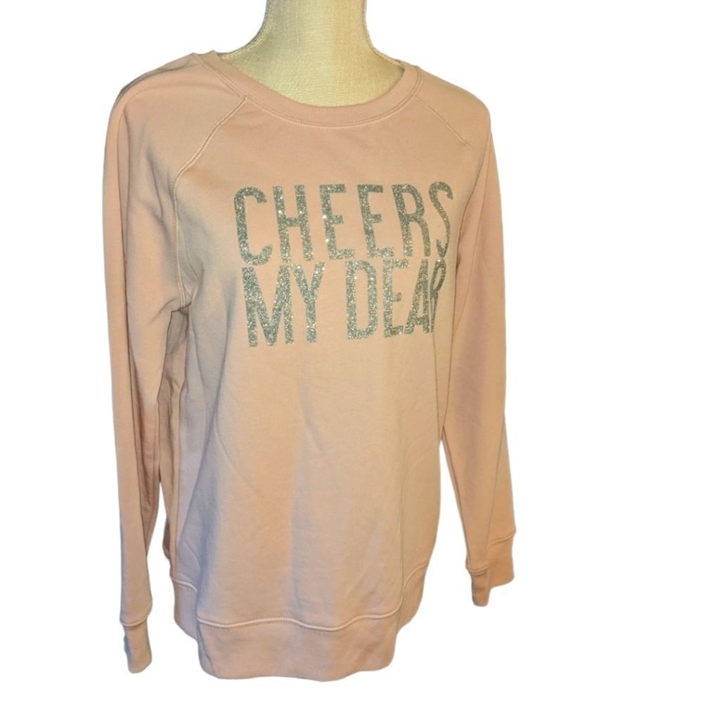 🤩 Old Navy pink holiday sweatshirt size medium NWT🤩 2 for $20